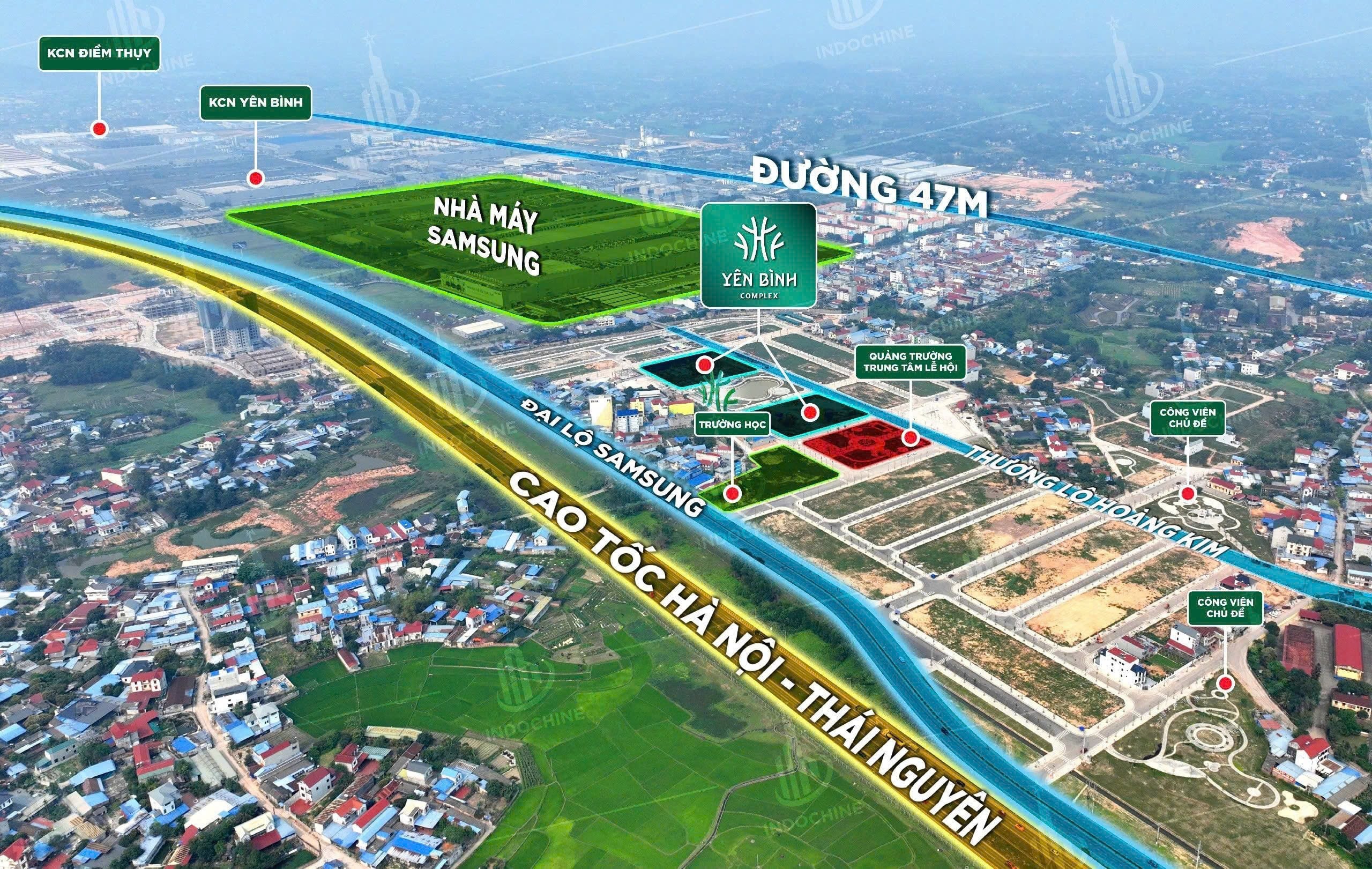 Liên kết vùng Dự án Yên Bình Comlex Thái Nguyên